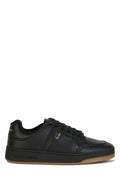 Saint Laurent Black Calf Leather Low Top Sneakers - Eljoys Fashion 