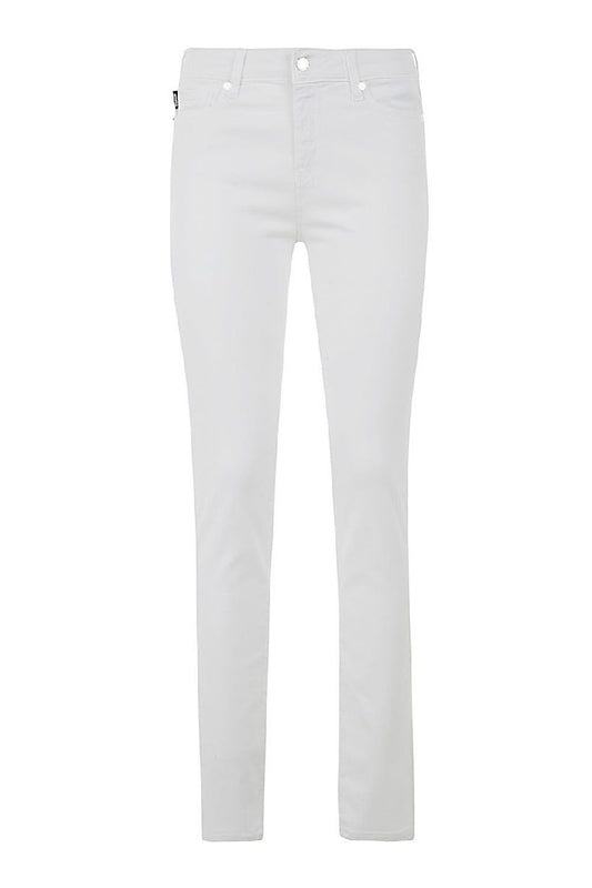 Love Moschino White Cotton Women's Jeans Love Moschino