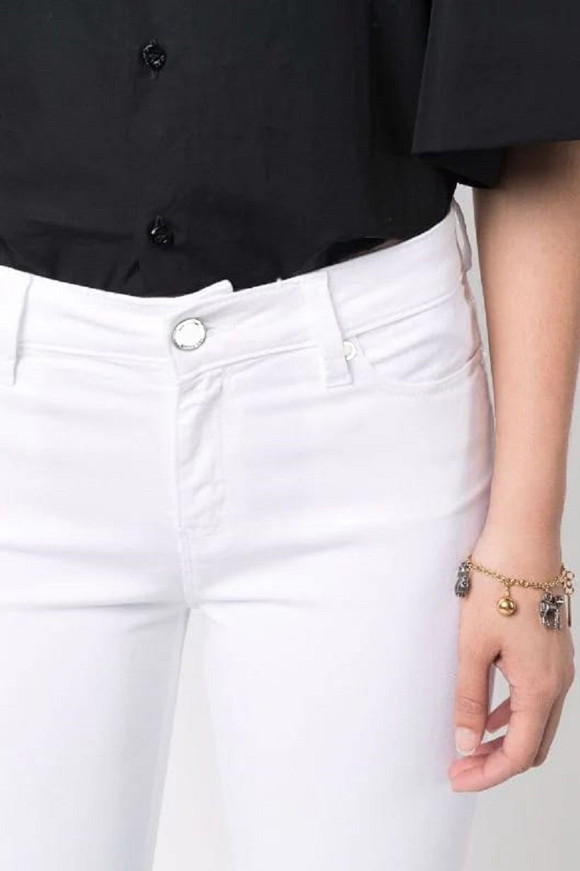Love Moschino White Cotton Women's Jeans Love Moschino