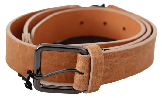 Costume National Light Brown Genuine Leather Belt Costume National