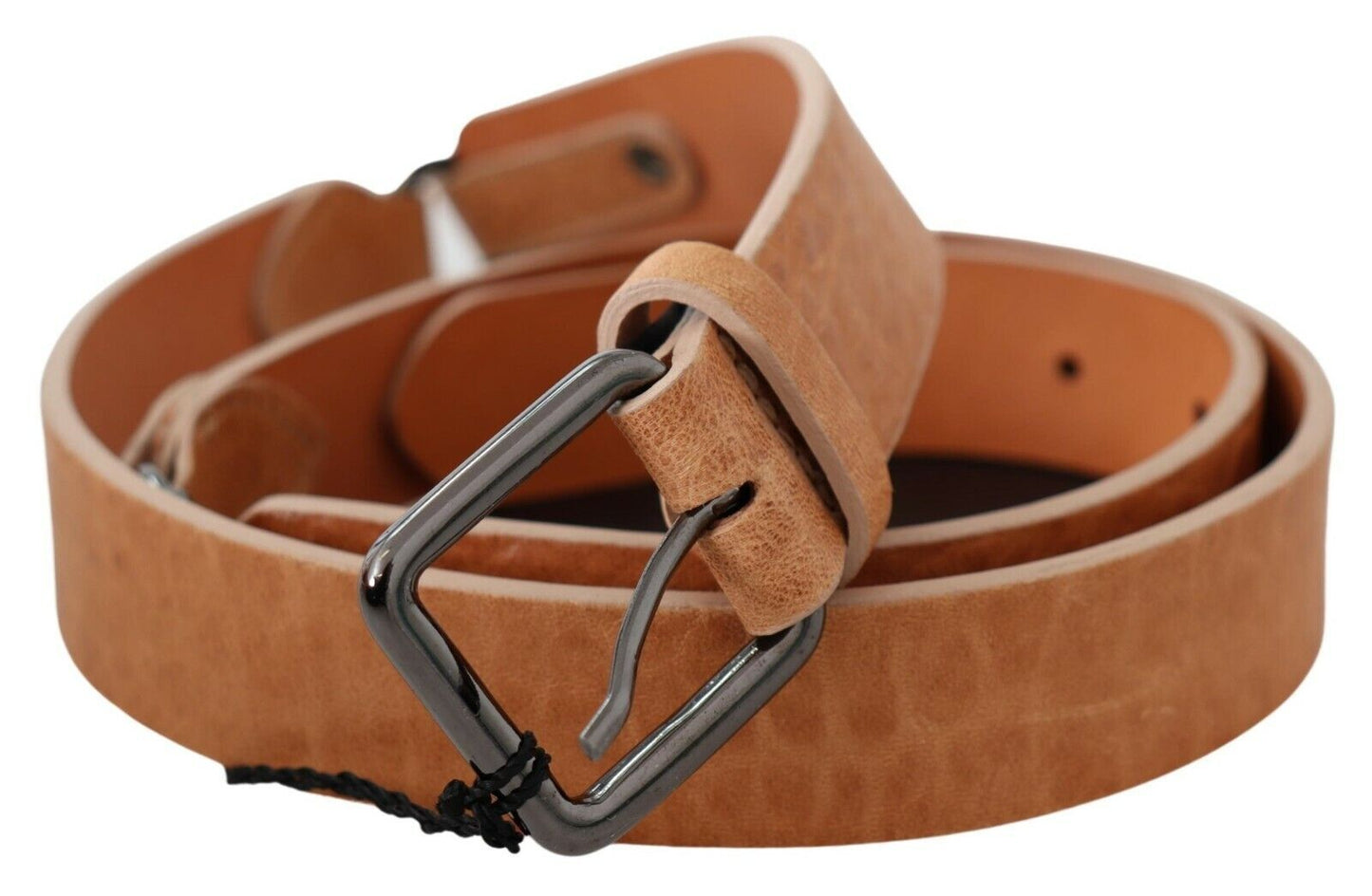Costume National Light Brown Genuine Leather Belt Costume National