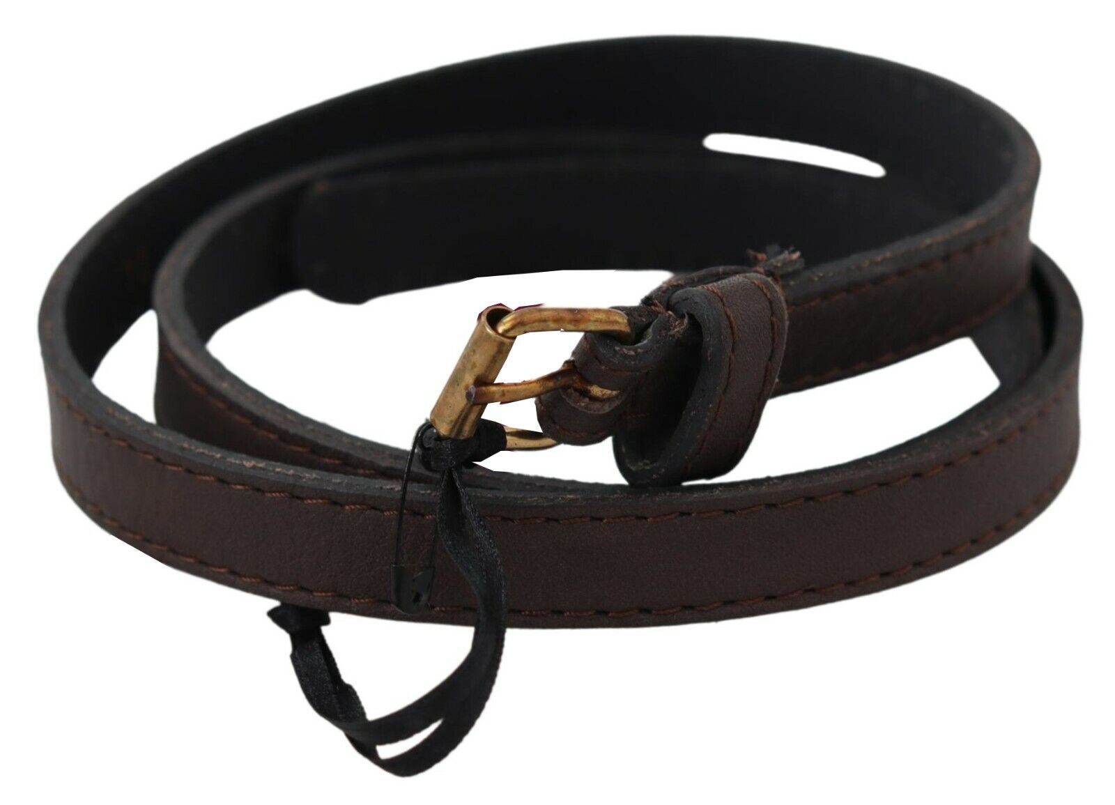 MILA SCHÖN Brown Genuine Leather Skinny Fashion Dark MILA SCHÖN