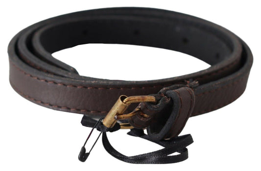 MILA SCHÖN Brown Genuine Leather Skinny Fashion Dark MILA SCHÖN