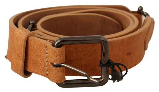 Costume National Light Brown Buckle Waist Belt Costume National