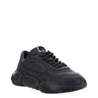Valentino Garavani Black Calf Leather Garavani Sneakers