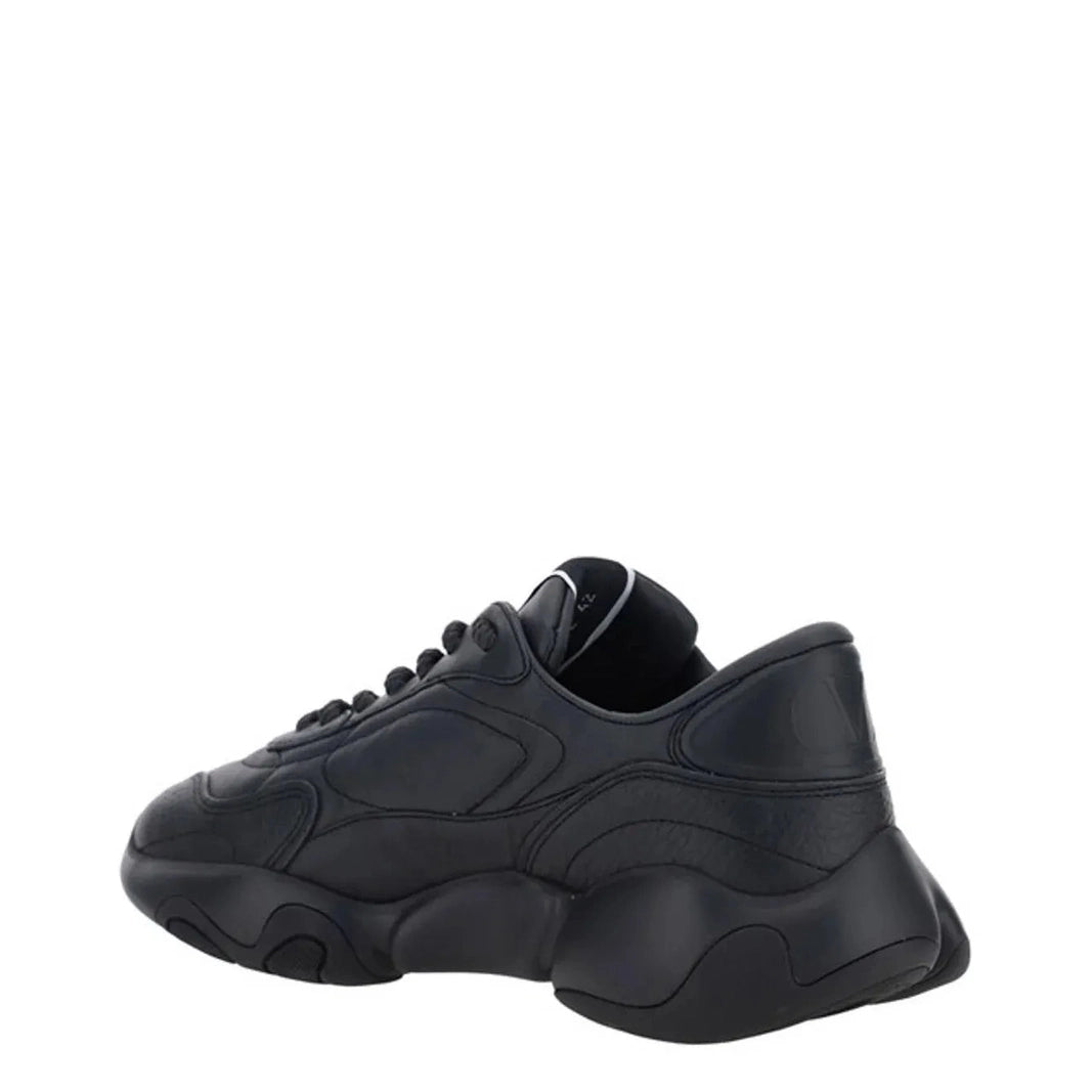 Valentino Garavani Black Calf Leather Garavani Sneakers