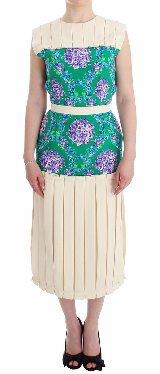 Caterina Gatta Multicolor Dress Gown Floral Sleeveless Gown Caterina Gatta