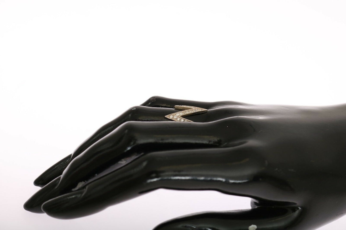 Nialaya Silver Authentic Womens Clear Ring Nialaya