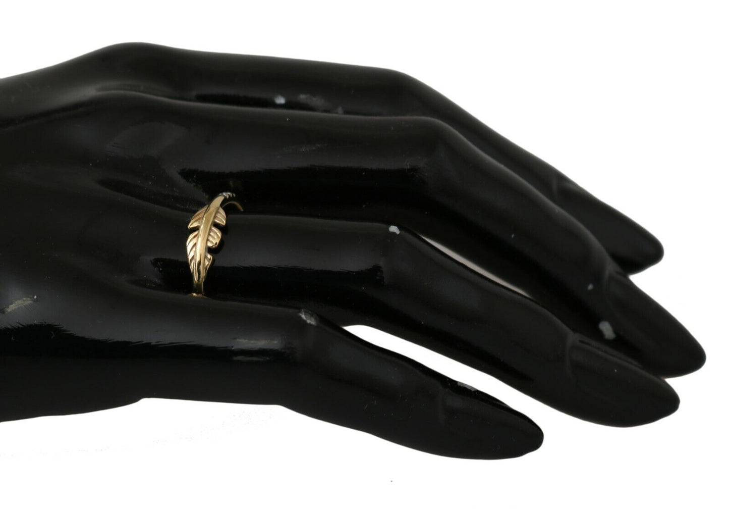 Nialaya Gold Feather Clear CZ 925 Silver Women Nialaya