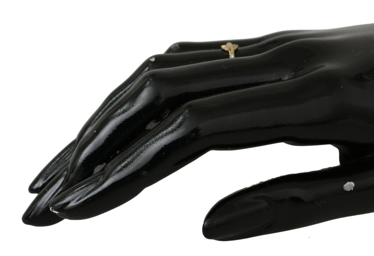 Nialaya Gold Feather Clear CZ 925 Silver Women Nialaya