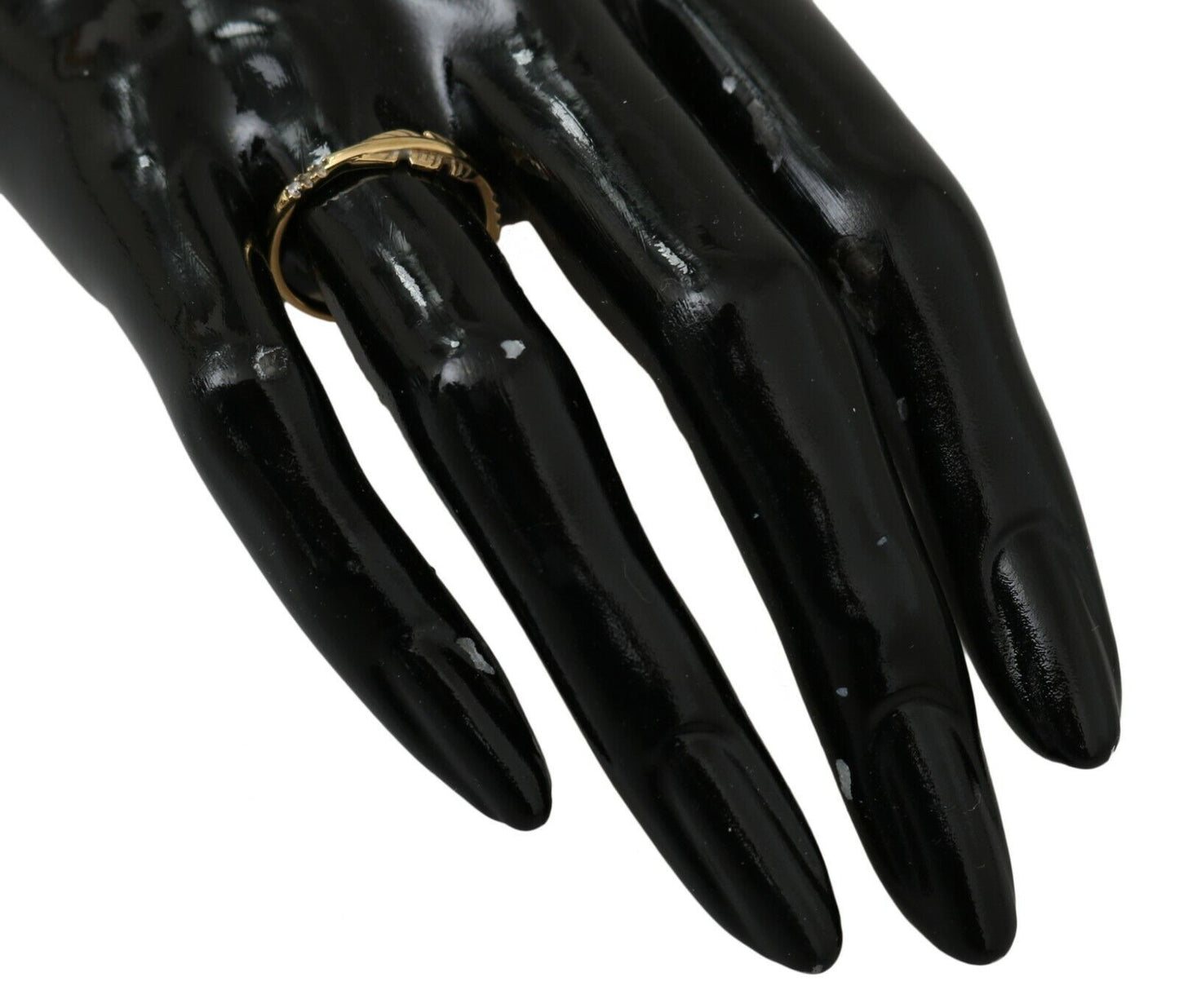 Nialaya Gold Feather Clear CZ 925 Silver Women Nialaya