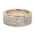 Nialaya Silver Womens CZ 925 Sterling Ring