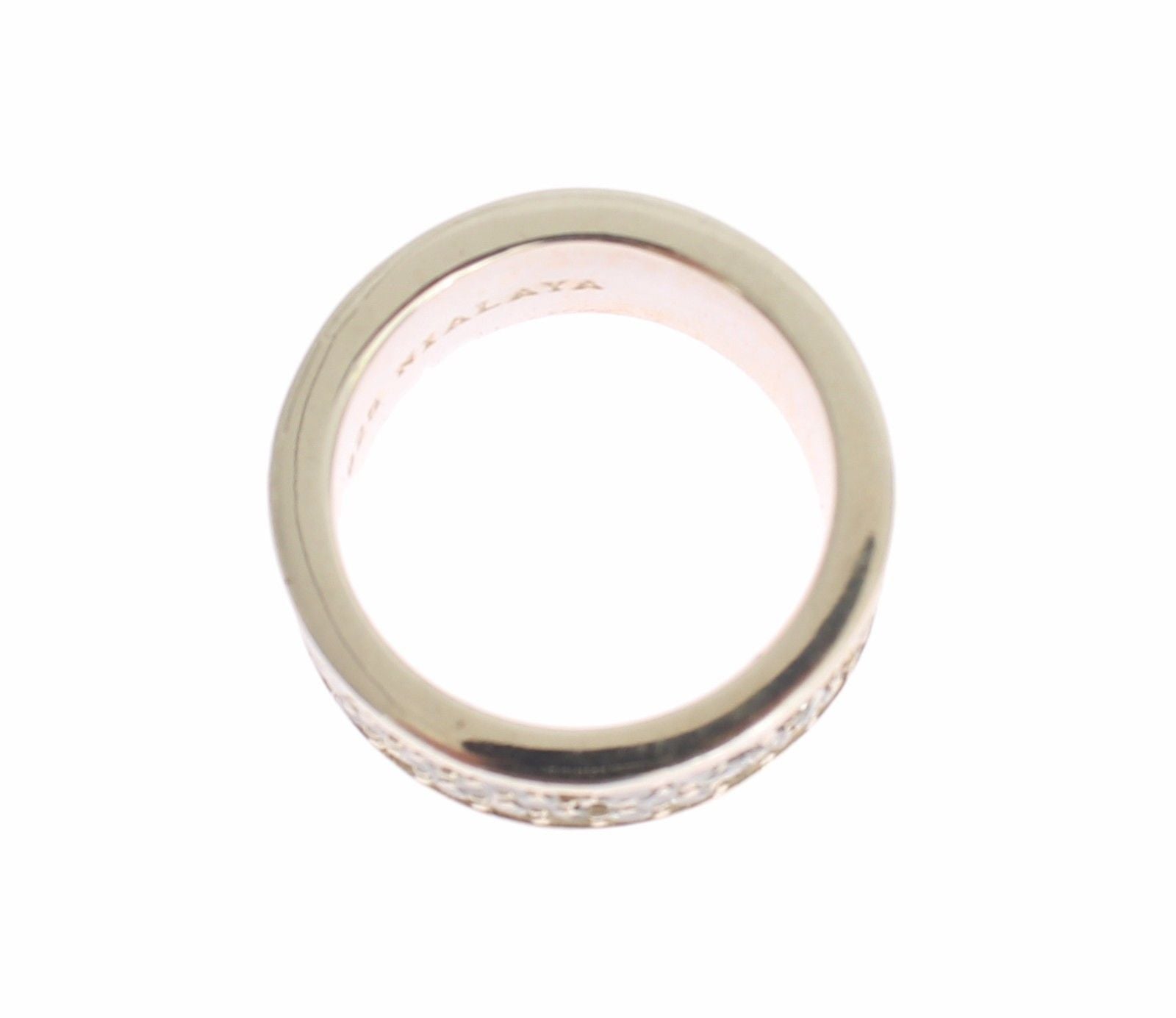 Nialaya Silver Womens CZ 925 Sterling Ring Nialaya