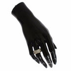 Nialaya Silver Womens CZ 925 Sterling Ring