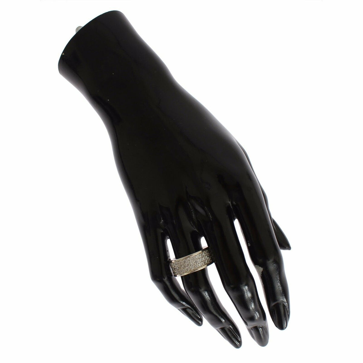 Nialaya Silver Womens CZ 925 Sterling Ring