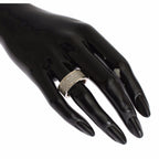 Nialaya Silver Womens CZ 925 Sterling Ring