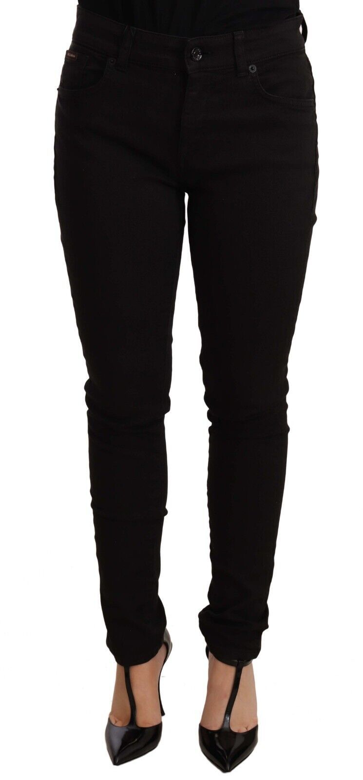 Dolce & Gabbana Black Slim Fit Denim Cotton Stretch Jeans Dolce & Gabbana