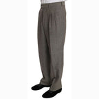 Fendi Brown Wool Regular Single Breasted Suit