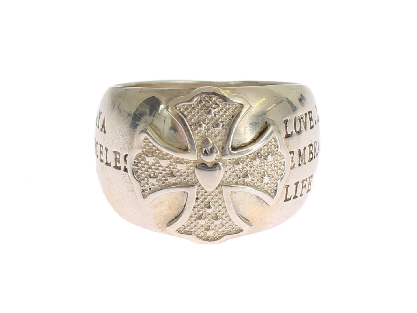 Nialaya Silver Cross Womens 925 Sterling Ring Nialaya