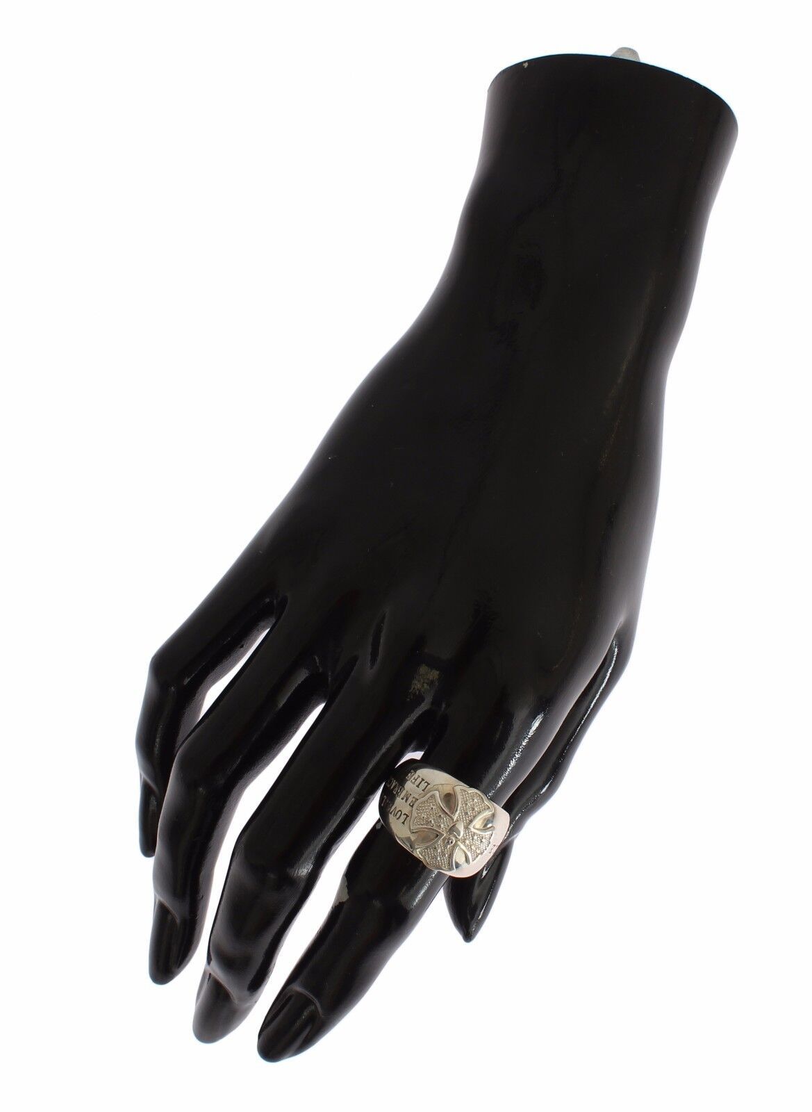 Nialaya Silver Cross Womens 925 Sterling Ring Nialaya