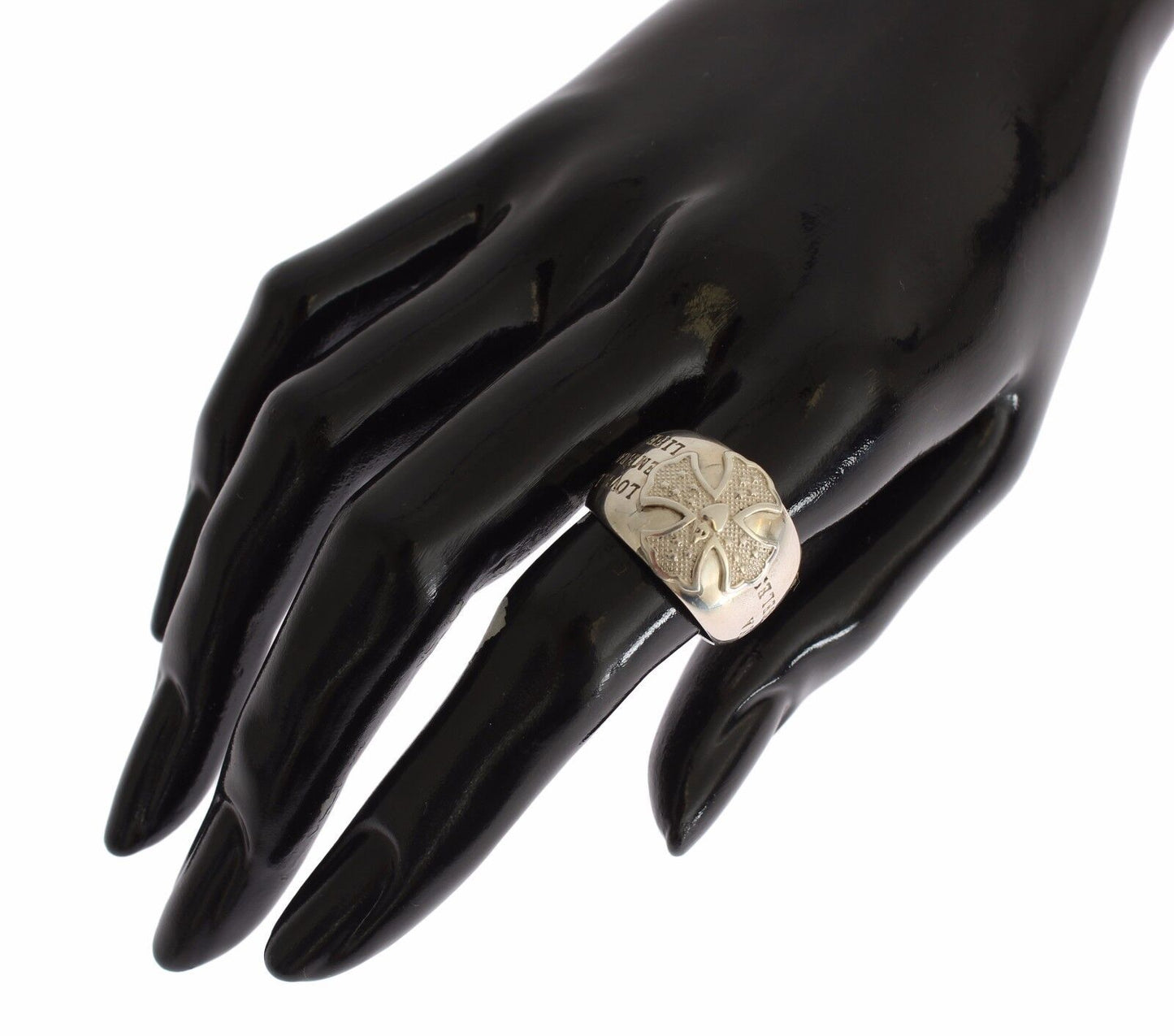 Nialaya Silver Cross Womens 925 Sterling Ring Nialaya