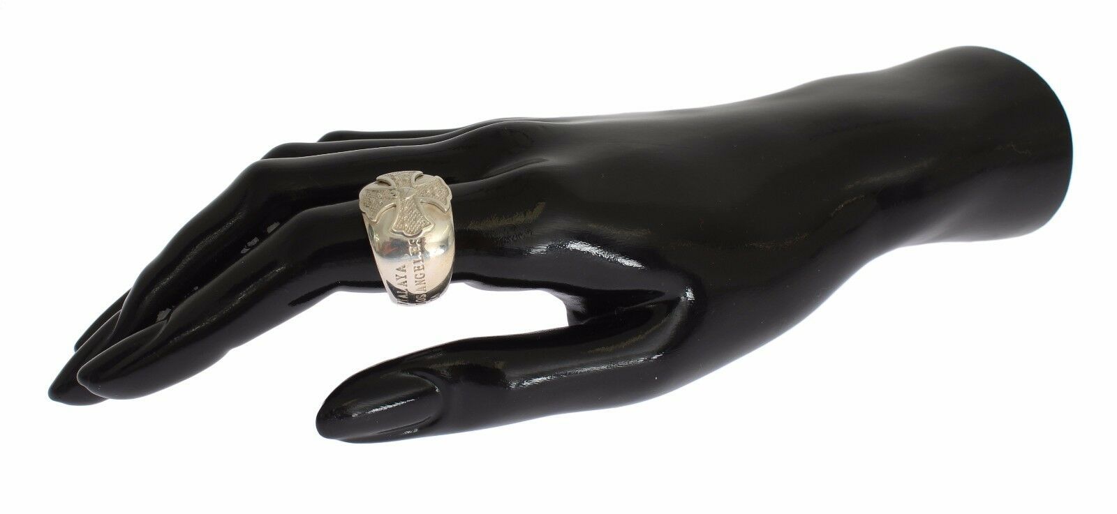 Nialaya Silver Cross Womens 925 Sterling Ring Nialaya