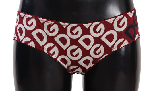 Dolce & Gabbana Multicolor DG Logo Print Slip Bottom Underwear Dolce & Gabbana