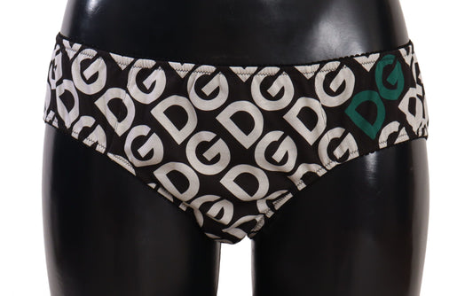 Dolce & Gabbana Multicolor DG Logo Print Slip Bottom Underwear Dolce & Gabbana