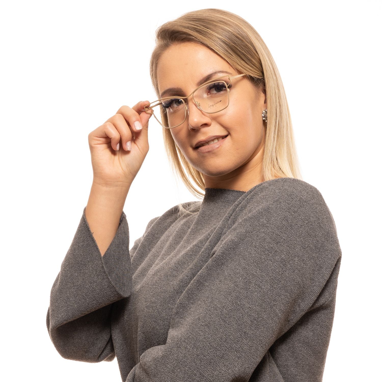 Yohji Yamamoto Gold Titanium Glasses Frames Yohji Yamamoto