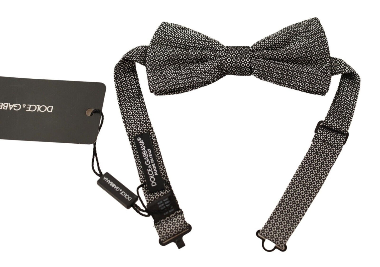 Dolce & Gabbana Multicolor Patterned Adjustable Neck Papillon Bow Tie Dolce & Gabbana
