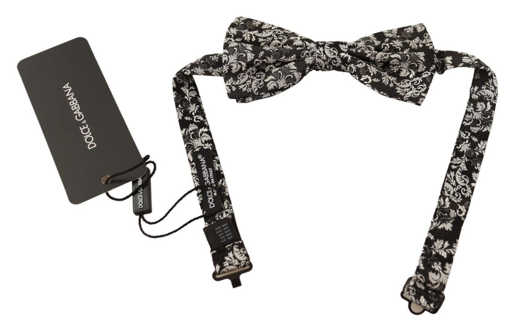 Dolce & Gabbana Multicolor Floral Adjustable Neck Papillon Bow Tie Copy