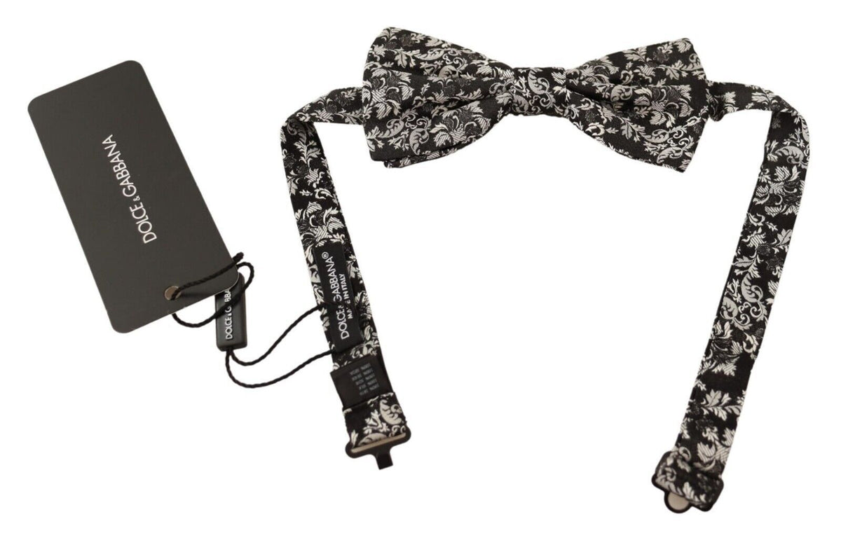 Dolce & Gabbana Multicolor Floral Adjustable Neck Papillon Bow Tie Copy