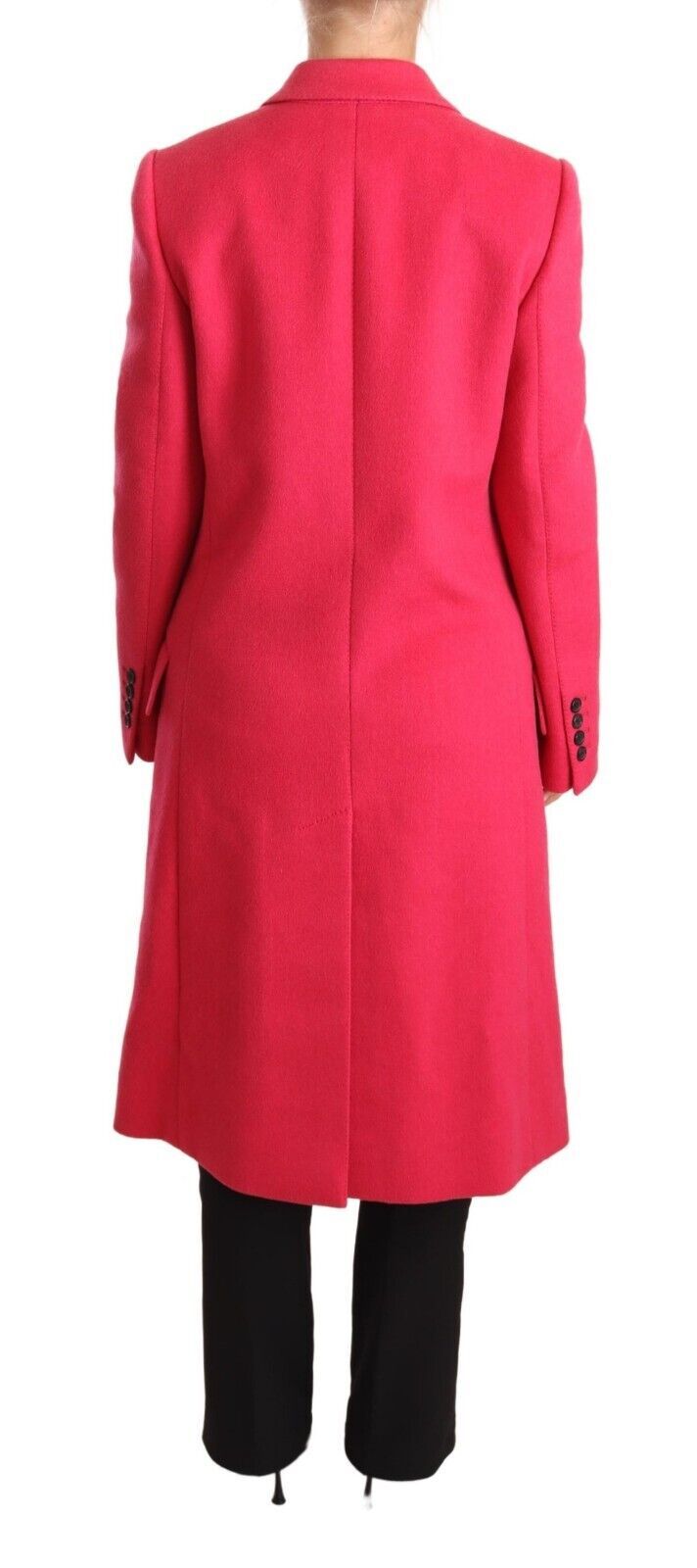 Dolce & Gabbana Pink Double Breasted Trenchcoat Jacket Dolce & Gabbana