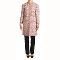 Dolce & Gabbana Multicolor Floral Print Silk Trench Coat Jacket