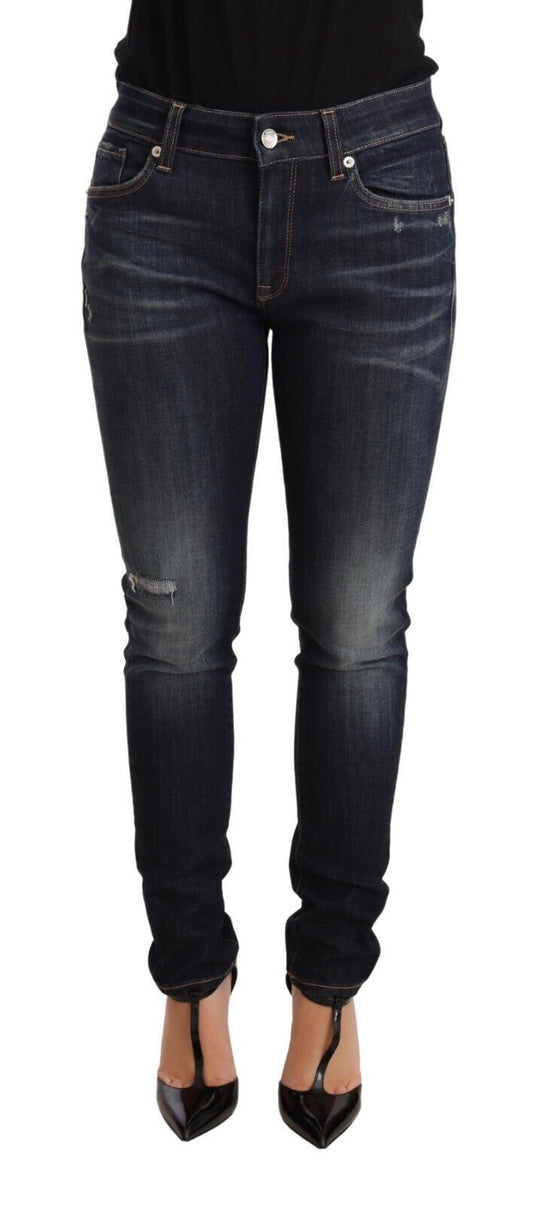 Dolce & Gabbana Blue Wash Slim Skinny Denim Cotton Stretch Jeans Dolce & Gabbana