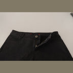 PINKO Black Cotton Stretch Skinny Mid Waist Women Denim Jeans