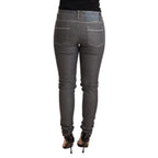 Acht Gray Low Waist Skinny Denim Trouser Jeans