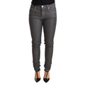 Acht Gray Low Waist Skinny Denim Trouser Jeans