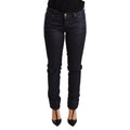Ermanno Scervino Blue Low Waist Skinny Slim Trouser Cotton Jeans