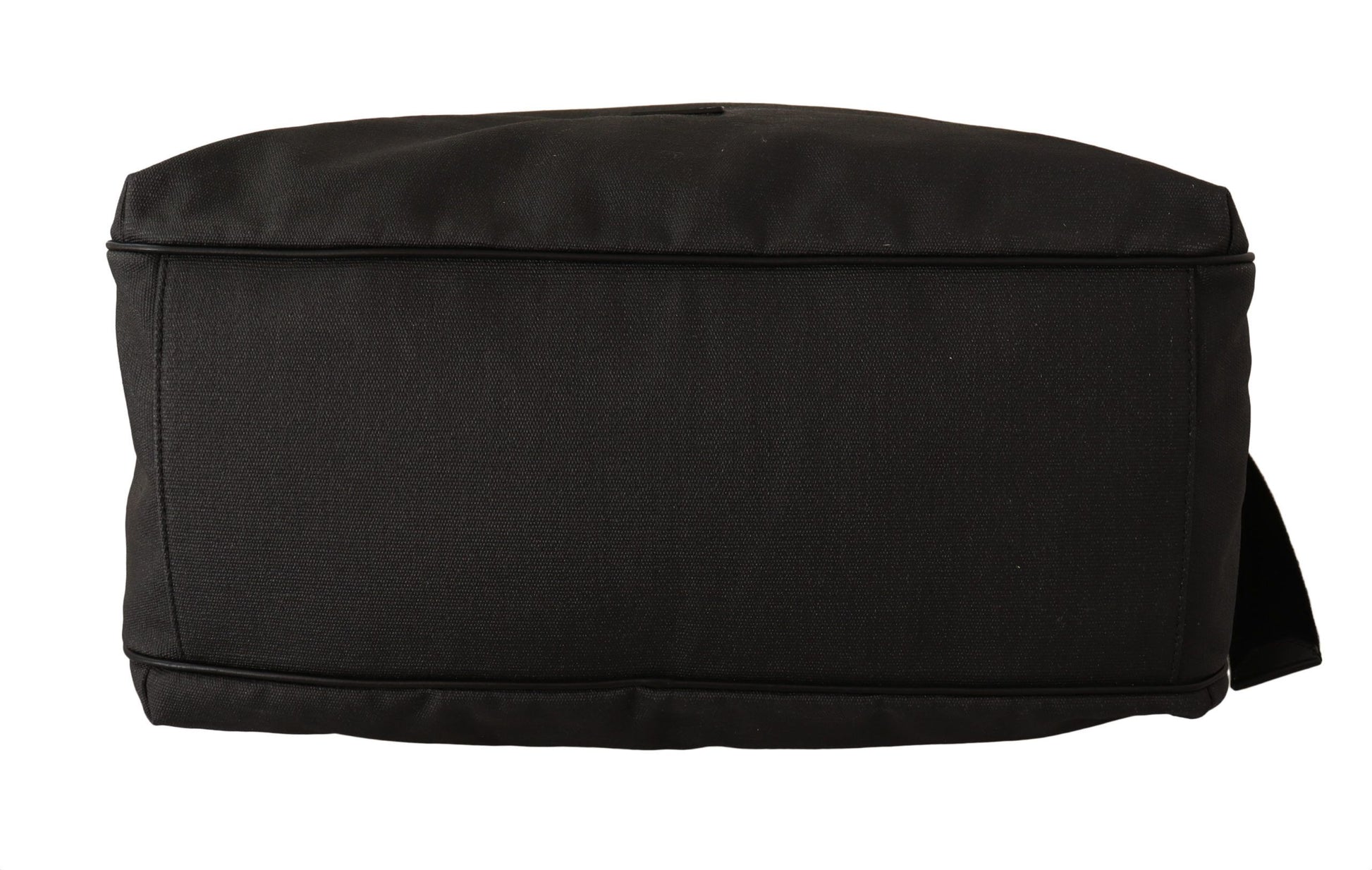 Dolce & Gabbana Black Denim Leather Shoulder Strap Messenger Bag Dolce & Gabbana