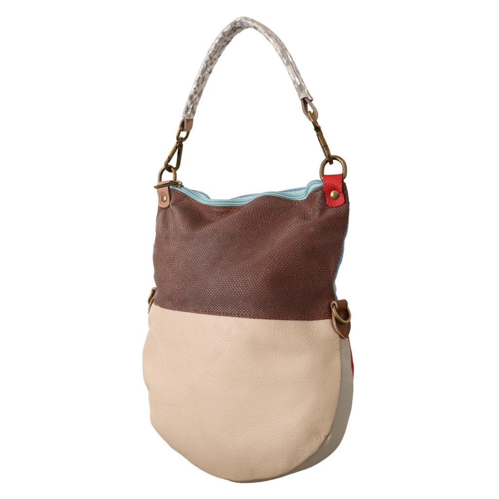 EBARRITO Multicolor Genuine Leather Shoulder Tote Women Handbag
