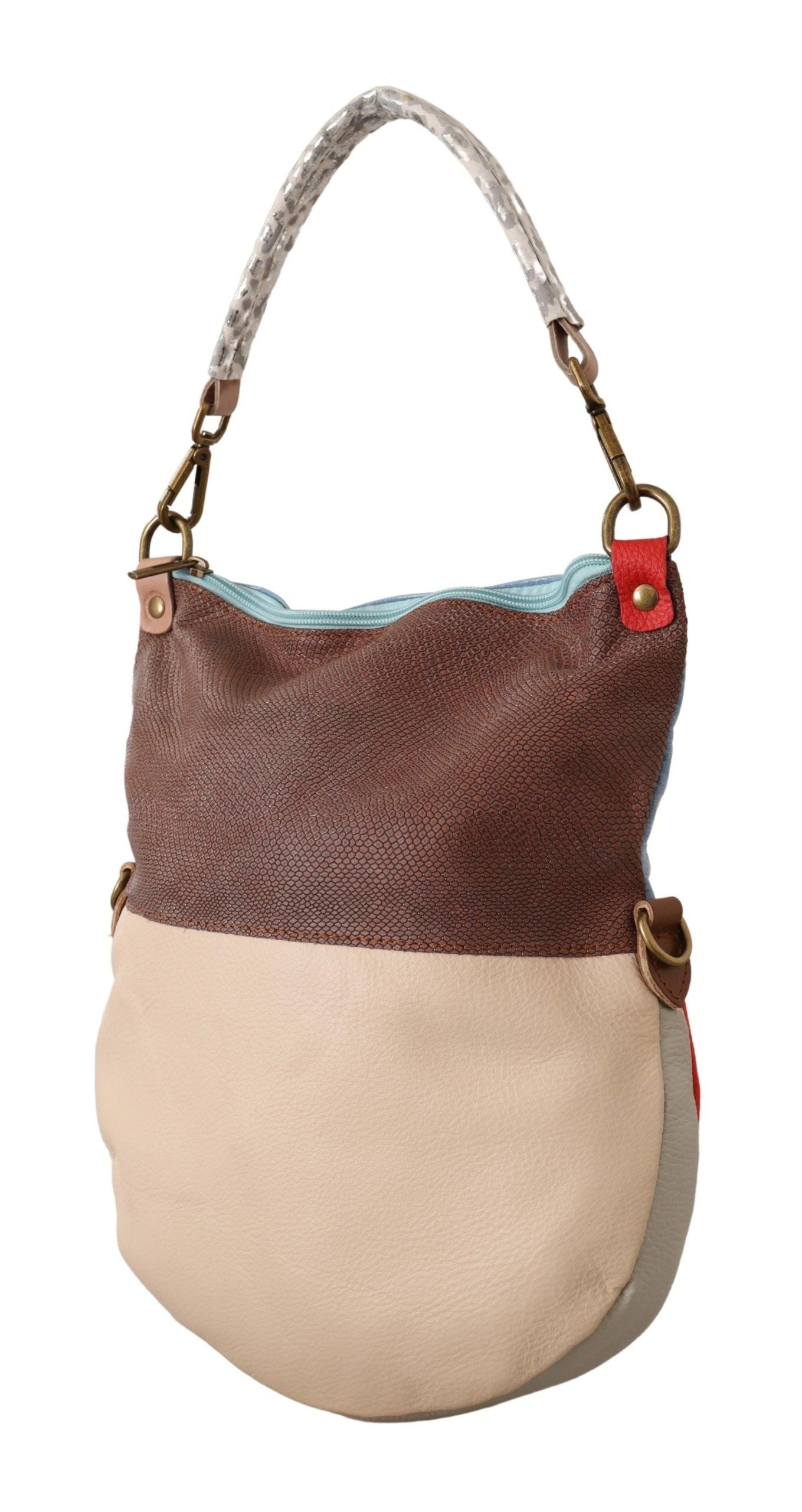EBARRITO Multicolor Genuine Leather Shoulder Tote Women Handbag EBARRITO