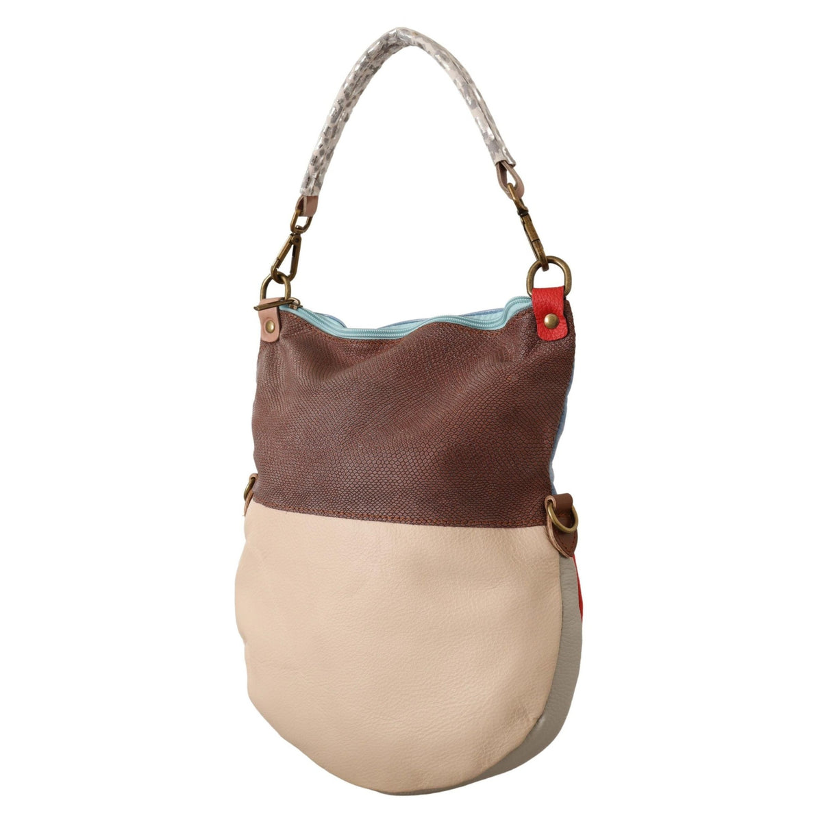 EBARRITO Multicolor Genuine Leather Shoulder Tote Women Handbag