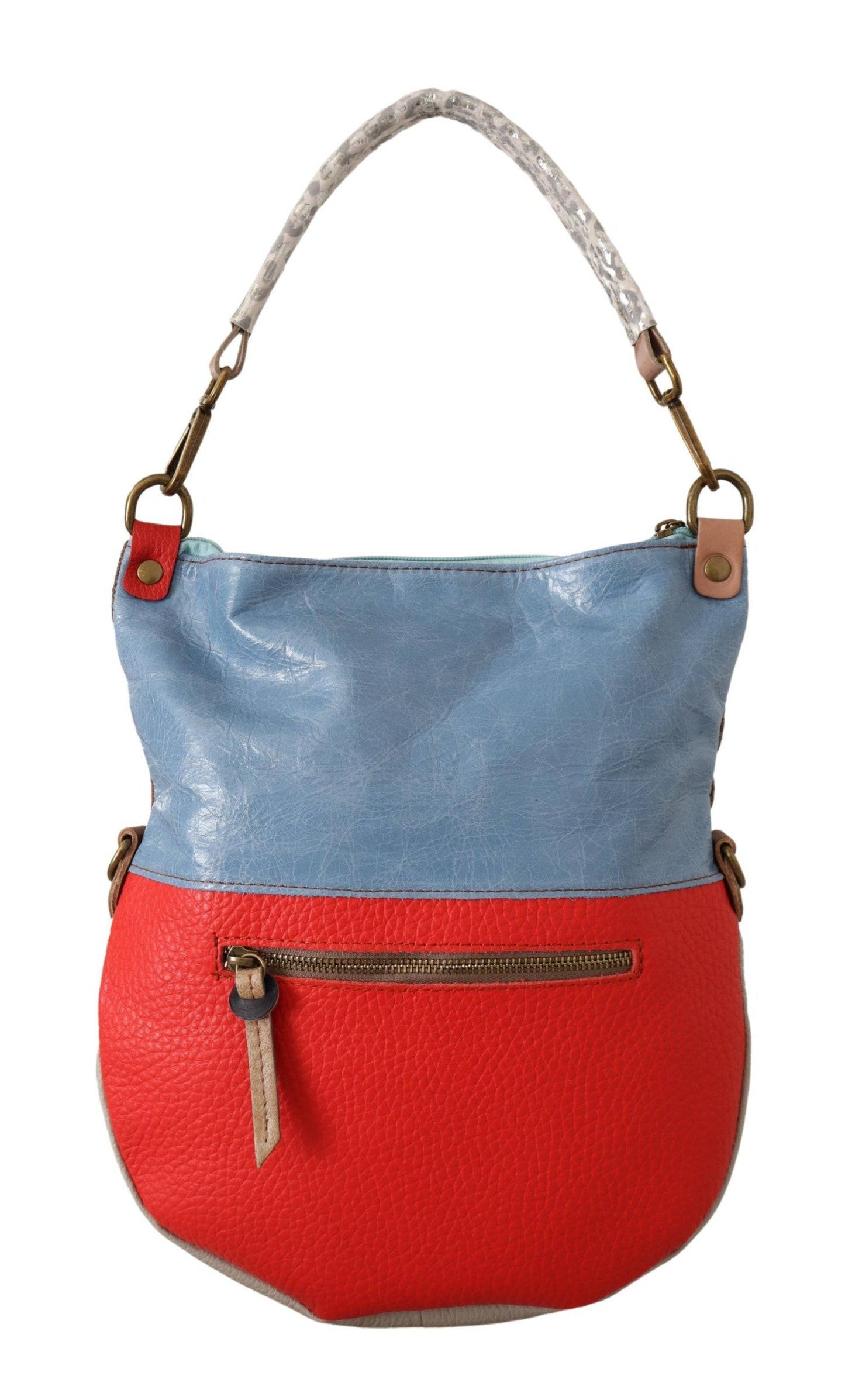 EBARRITO Multicolor Genuine Leather Shoulder Tote Women Handbag EBARRITO