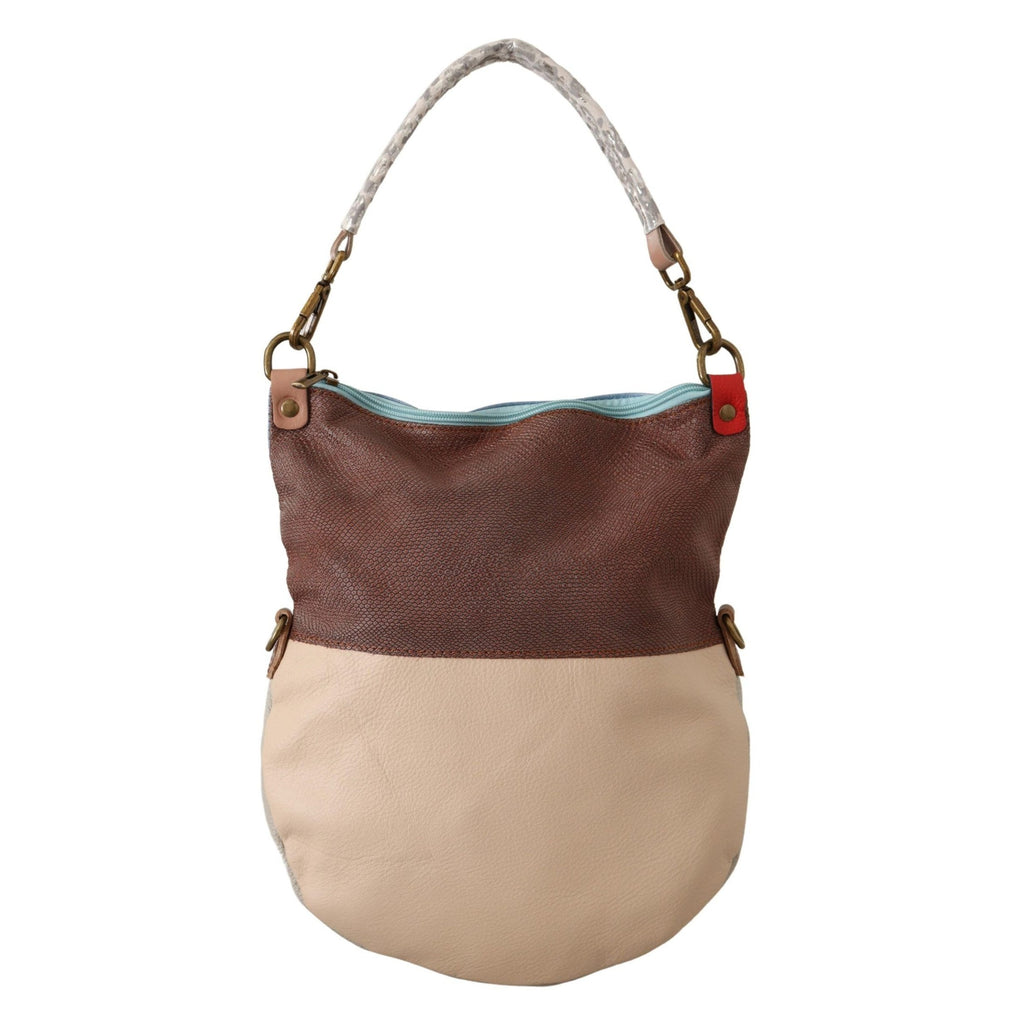 EBARRITO Multicolor Genuine Leather Shoulder Tote Women Handbag