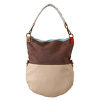 EBARRITO Multicolor Genuine Leather Shoulder Tote Women Handbag