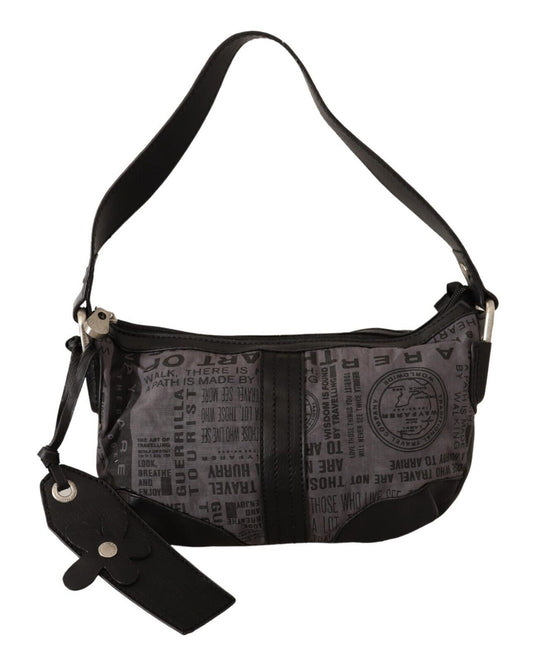 WAYFARER Gray Printed Handbag Shoulder Purse Fabric Bag WAYFARER