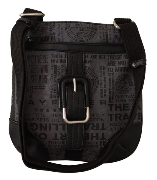 WAYFARER Gray Printed Logo Shoulder Crossbody Purse Bag WAYFARER
