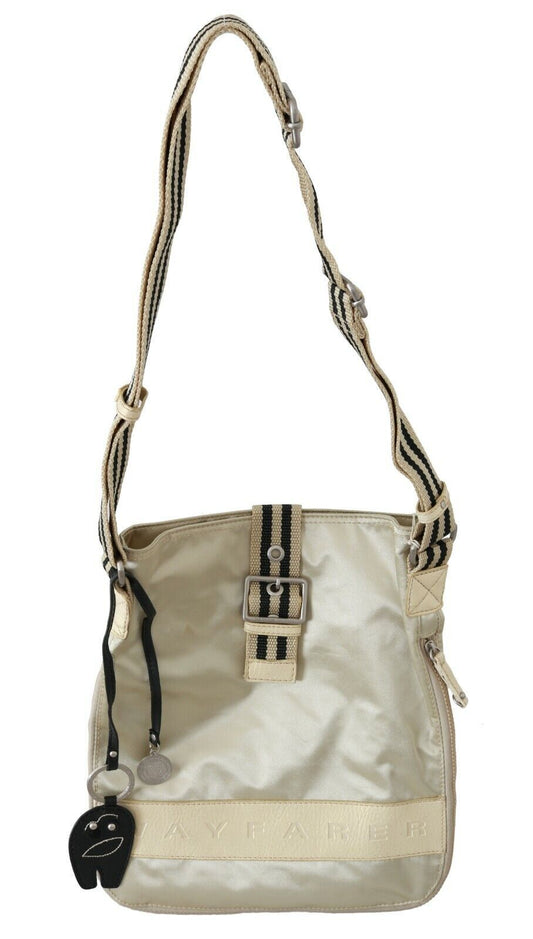 WAYFARER Beige Handbag Shoulder Tote Fabric Purse WAYFARER