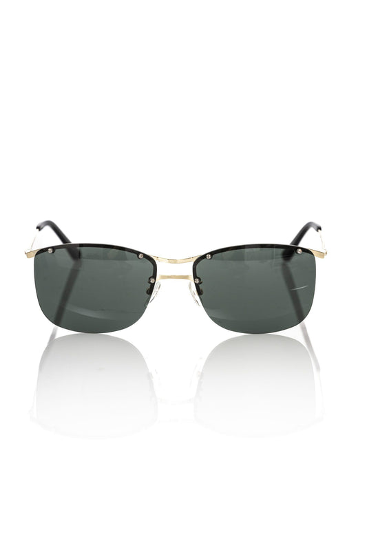 Frankie Morello Black Metallic Sunglass for Men